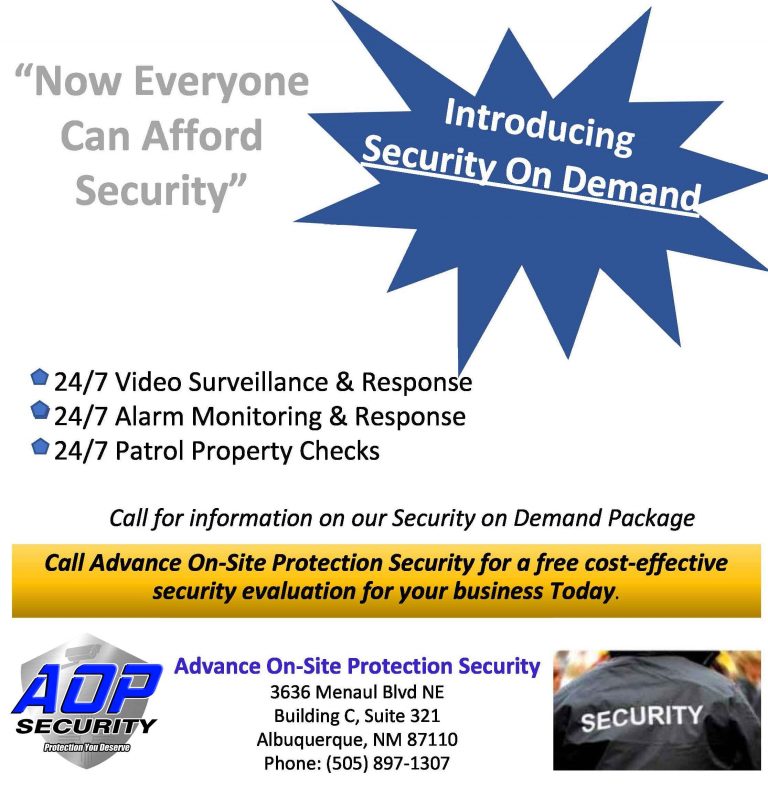 Advance OnSite Protection Security Albuquerque, NM