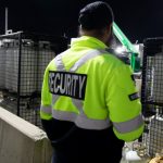 Perimeter security patrolling a storage area